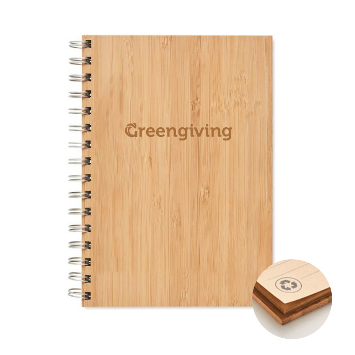 Bamboo notebook A5 | Eco gift